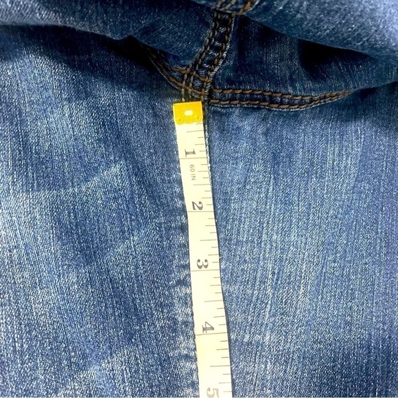 Seven7 Slim Boot Cut Sz 10 Women’s Jeans Rhinestones on Back Pockets - Picture 10 of 12